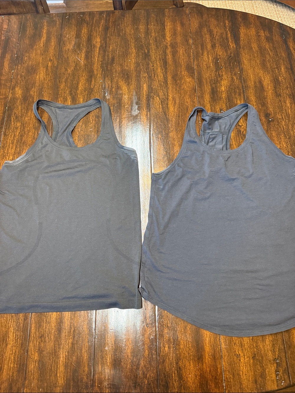 lululemon athletica Black Racerback Tank Tops (Pair)